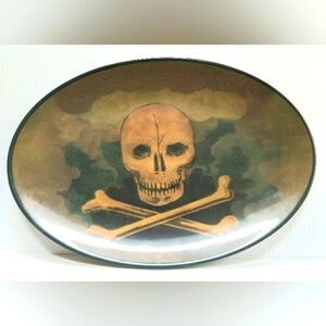 John Derian x Target Threshold Melamine Skull & Bones Serving Platter Halloween